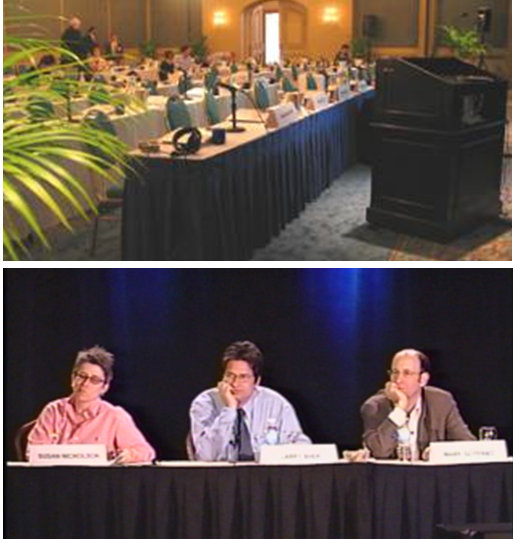 Images of speaker bureau meetings